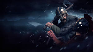 Total War Attila Knight Wielding Axe Wallpaper