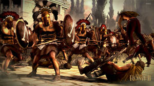 Total War Rome 2 Intense Battle Wallpaper