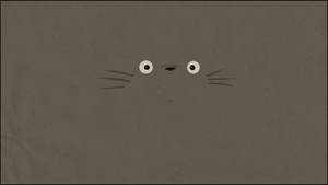 Totoro Minimalist Ipad Wallpaper
