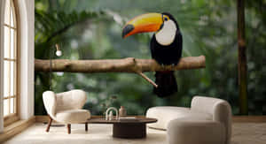 Toucan Indoor Jungle Scene.jpg Wallpaper