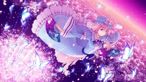 Touhou Project Yuyuko Saigyouji Wallpaper