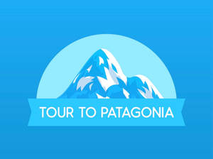 Tour Patagonia Mountain Logo Wallpaper