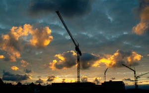 Tower Crane Civil Engineering Desktop Wallpaper