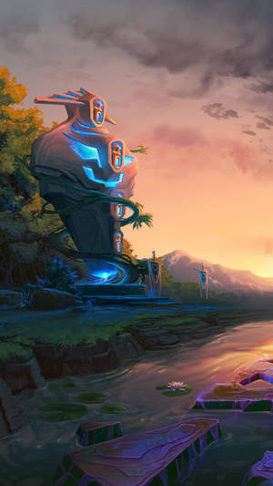 Tower Tier Dota 2 Iphone Wallpaper