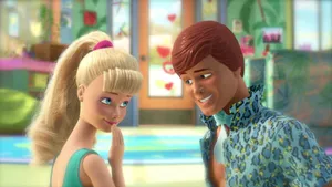 Toy Story 3 Andy And Barbie Wallpaper