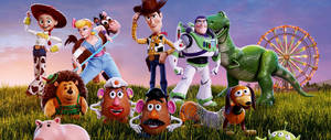 Toy Story 4 Characters Artwork Wallpaper