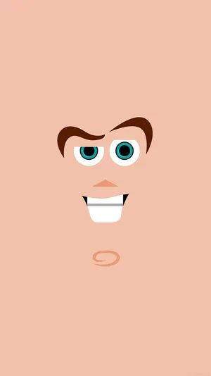 Toy Story Buzz Face Wallpaper