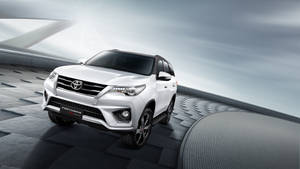 Toyota Fortuner White Trd Model Wallpaper