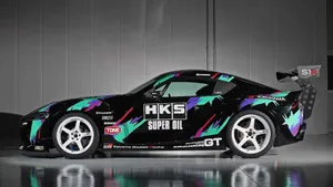Toyota Supra Gr Hks Drift Car Wallpaper