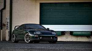 Toyota Supra Mk4 Deep Jewel Green Pearl Wallpaper