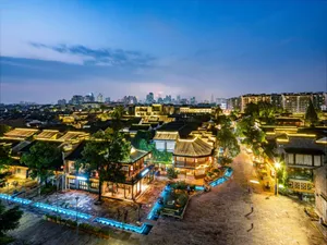 Traditional Architecture In Nanjing Laomendong Old Town Wallpaper