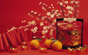 Traditional Decorations Chinese New Year Wallpaper