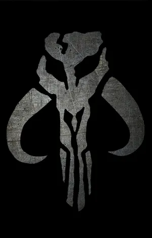 Traditional Symbol The Mandalorian Iphone Wallpaper