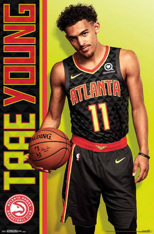 Trae Young Atlanta Official Poster Wallpaper