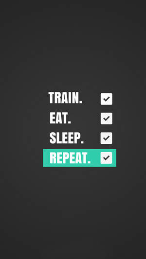 Train Fitness Motivations Wallpaper