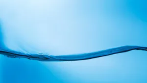 Tranquil Water Surface Blue Backdrop Wallpaper