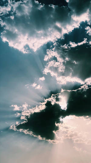 Transcending Light Clouds Wallpaper