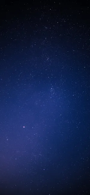 Transform Your Iphone With Blue Galaxy Design Wallpaper
