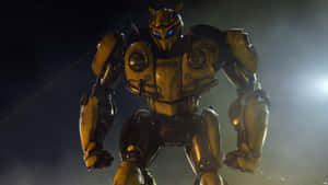 Transformers Bumblebee In A Foggy Area Wallpaper