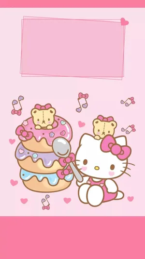 Translucent Hello Kitty Wallpaper