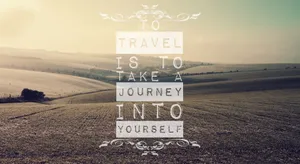 Travel And Journey Quotes Desktop Wallpaper