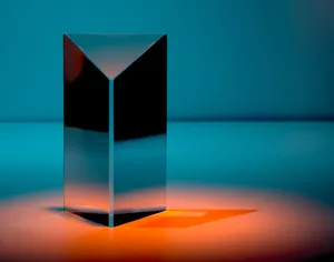 Triangular Mirror Prism Aesthetic Wallpaper