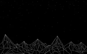 Triangular Mountains Acotar Dark Wallpaper