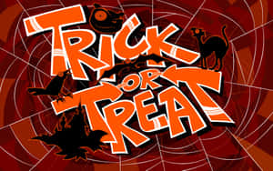 Trick-or-treating On Halloween Night Wallpaper