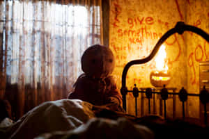 Trick R Treat Sam In Bed Wallpaper