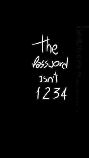 Tricky Lock Screen Not 1234 Wallpaper