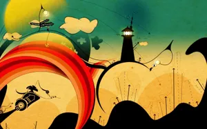 Trip To Wonderland Cute Desktop Wallpaper