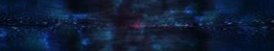 Triple Monitor Blue Wallpaper