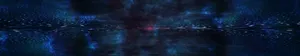 Triple Monitor Blue Wallpaper