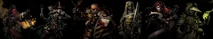 Triple Monitor Characters Wallpaper