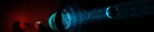 Triple Monitor Planets Wallpaper