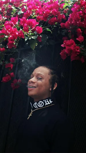 Trippie Redd Black Turtleneck Wallpaper