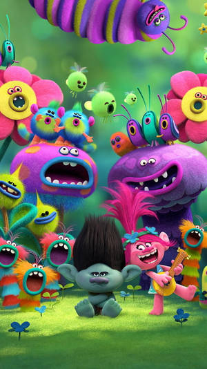 Trolls Musical Animation Wallpaper