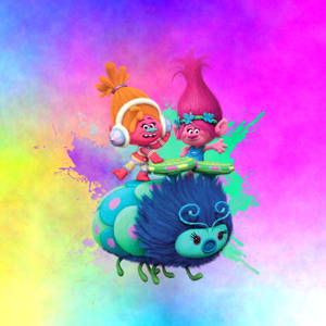 Trolls Poppy And Dj Suki Wallpaper