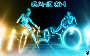 Tron Legacy Light Cycle Of Movie Wallpaper Hd Wallpaper Wallpaper