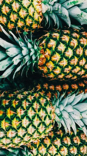 Tropical Aesthetic Pineapple Wallpaper