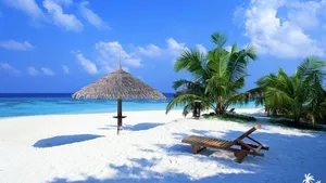 Tropical Beach Desktop Wallpaper
