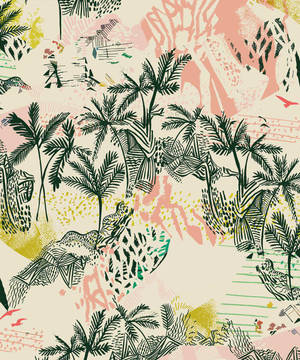 Tropical Boho Image Wallpaper