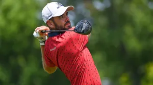 Troy Merritt Golf Pose Wallpaper