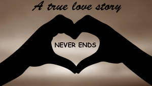 True Love Hand Heart Wallpaper