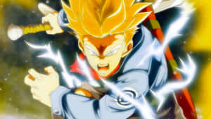 Trunks Sheathing Sword Wallpaper