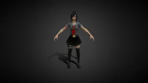 Tsuki Fortnite Human Form Wallpaper