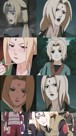 Tsunade Collage Wallpaper