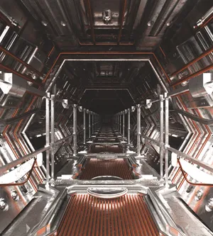 Tunnel, Corridor, Perspective, Art, Sci-fi Wallpaper