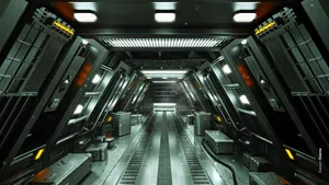 Tunnel, Sci Fi, Station Wallpaper