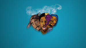 Tupac Wiz Khalifa Snoop Dogg Wallpaper